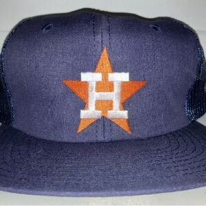 Vintage Houston Astros Snapback hat cap rare 90s deadstock MLB baseball